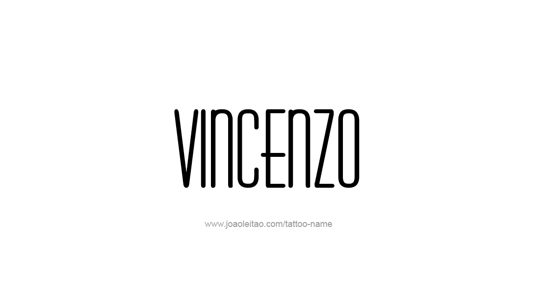 Tattoo Design  Name Vincenzo   