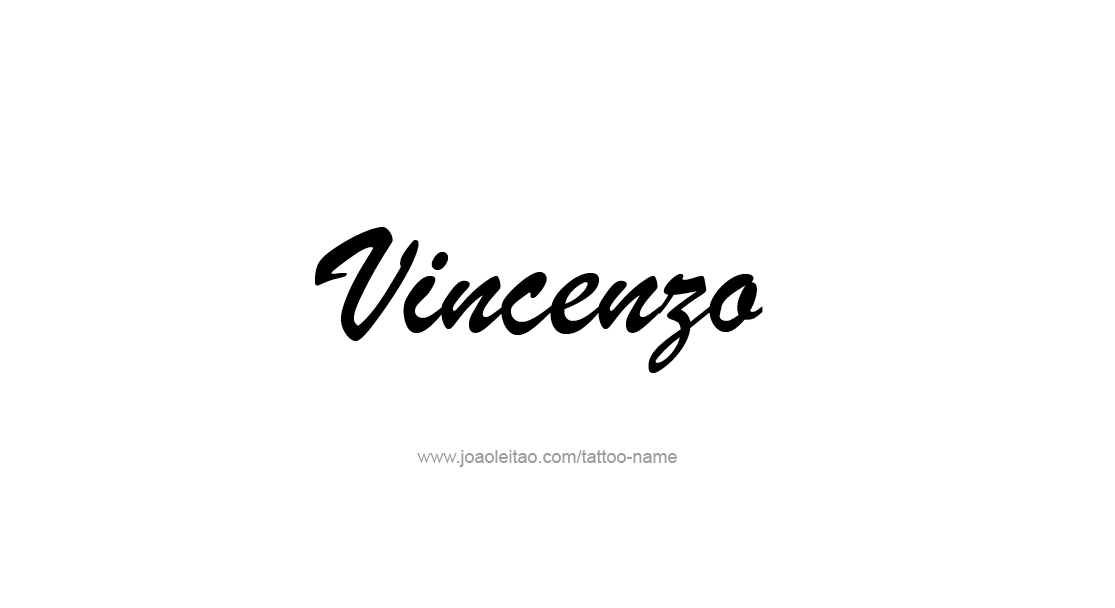 Tattoo Design  Name Vincenzo   