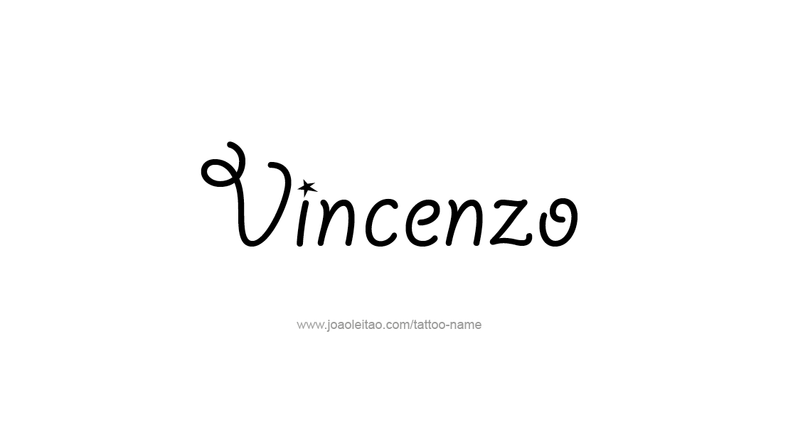 Tattoo Design  Name Vincenzo   