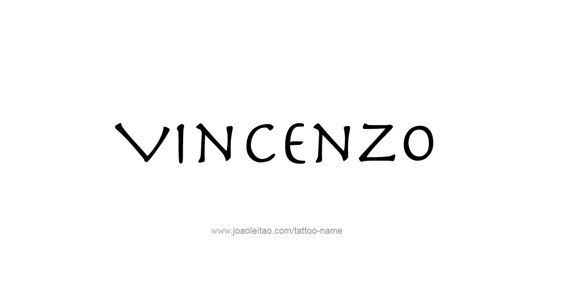 Tattoo Design  Name Vincenzo   