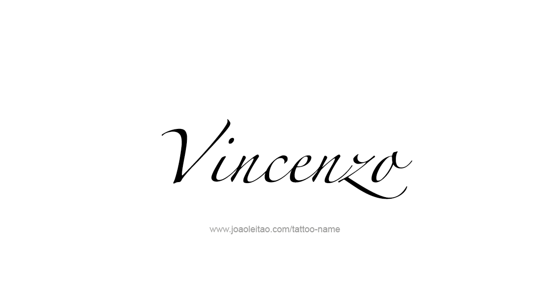 Tattoo Design  Name Vincenzo   