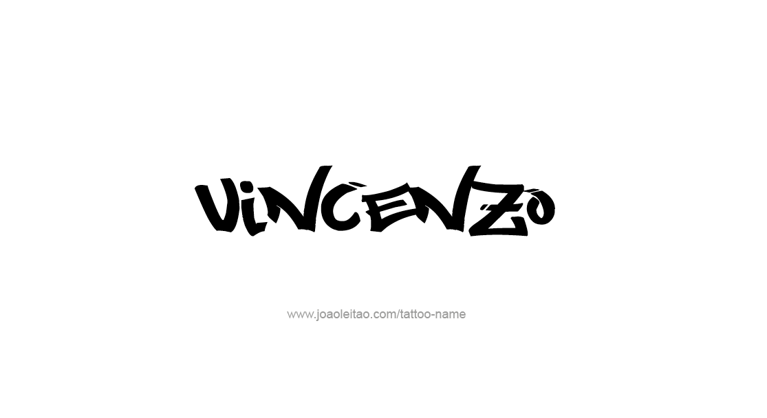 Tattoo Design  Name Vincenzo   