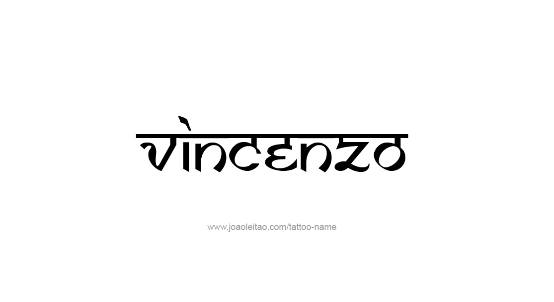 Tattoo Design  Name Vincenzo   