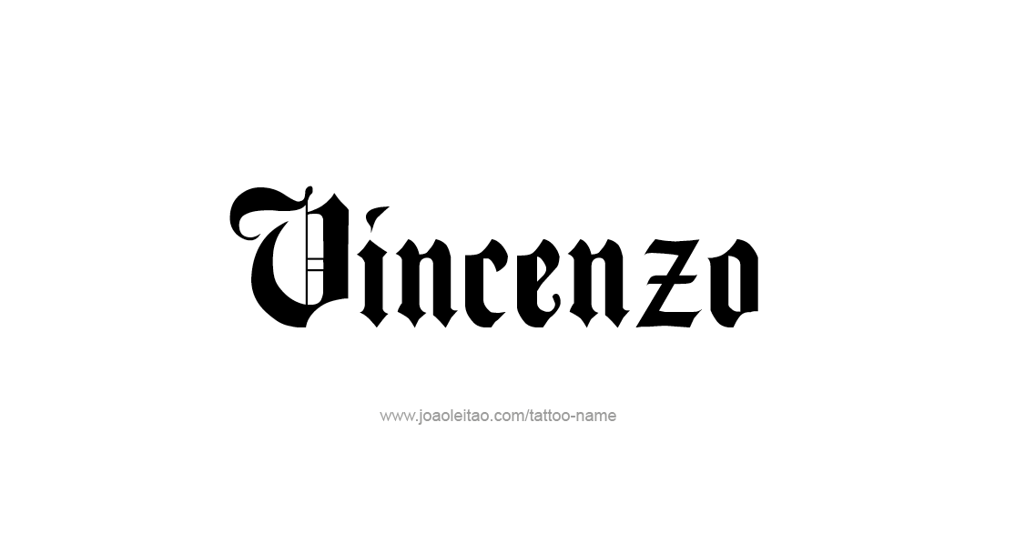 Tattoo Design  Name Vincenzo   