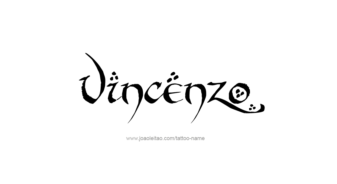 Tattoo Design  Name Vincenzo   