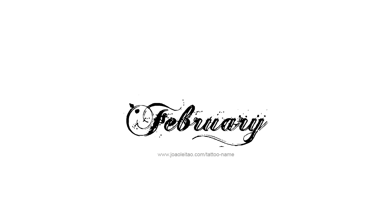 Tattoo Design Name February   