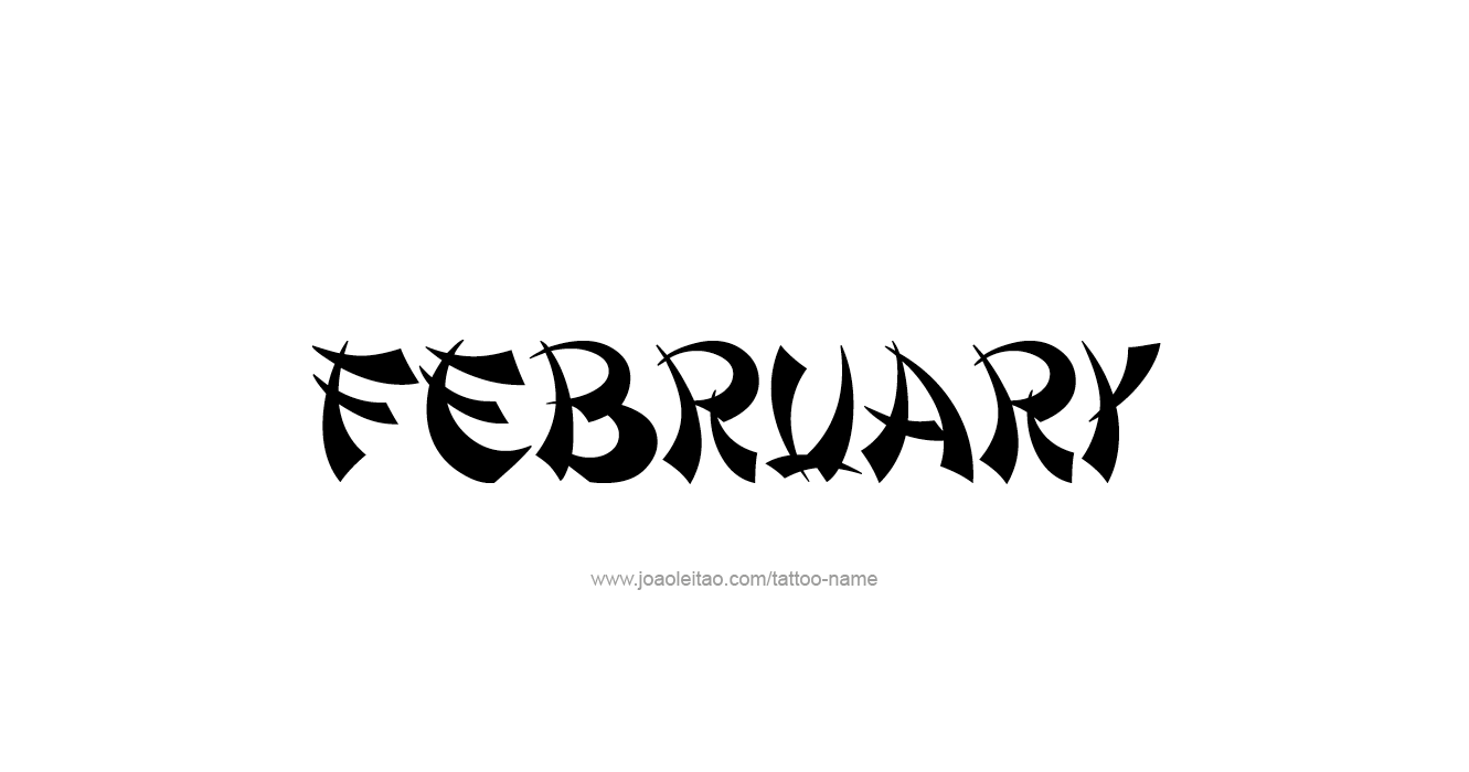 Tattoo Design Name February