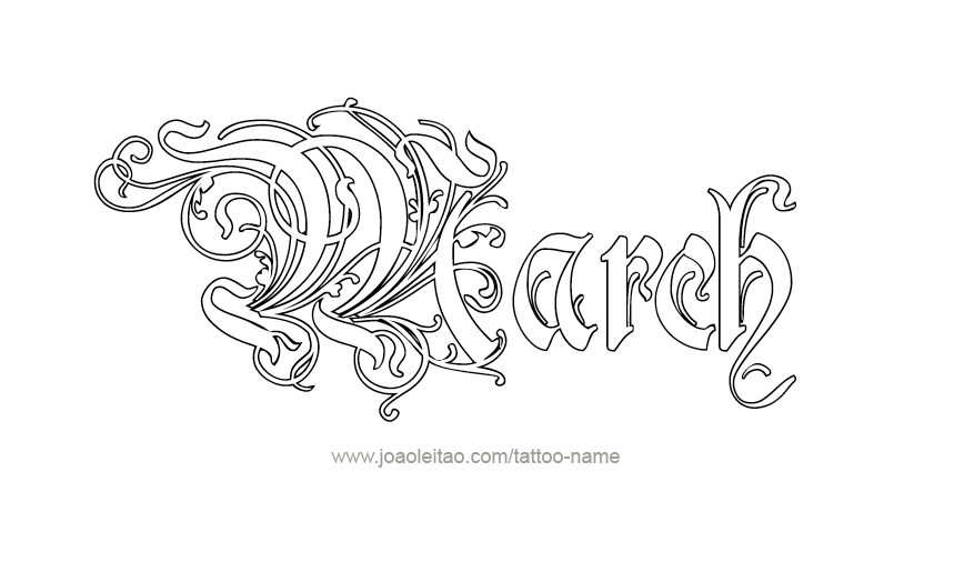 Tattoo Design Name March   