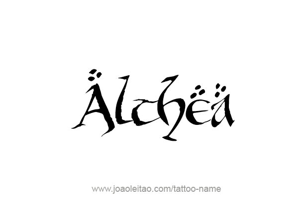 Tattoo Design Mythology Name Althea   