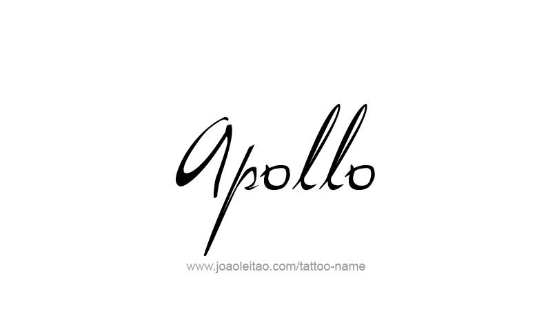 Tattoo Design Mythology Name Apollo   