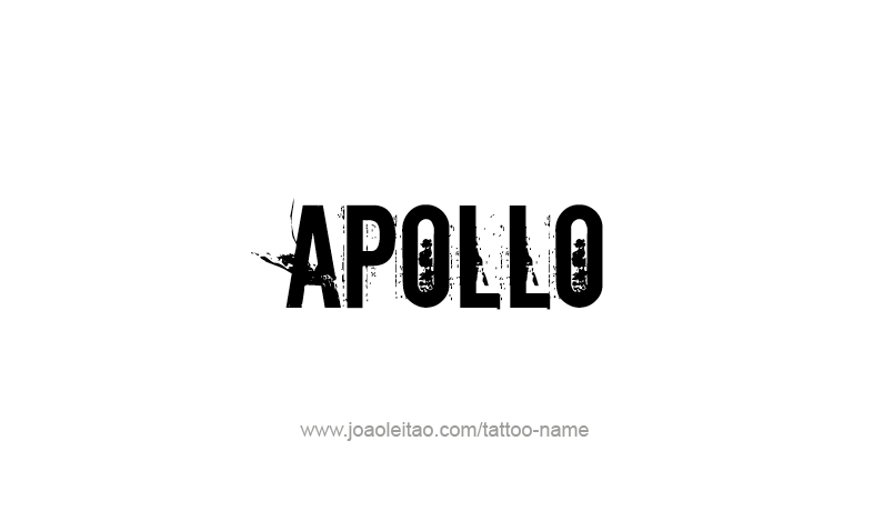 Tattoo Design Mythology Name Apollo   