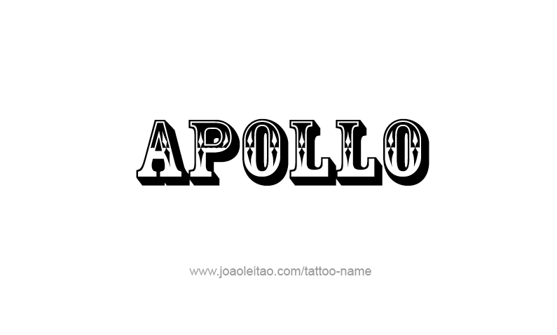 Tattoo Design Mythology Name Apollo   