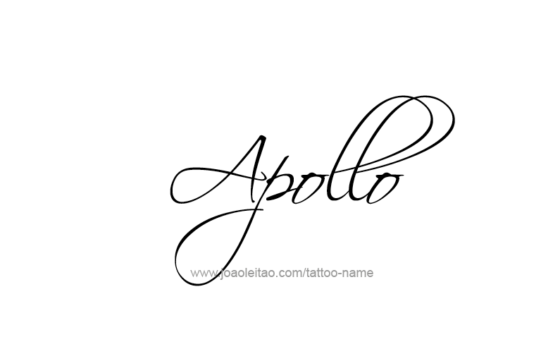 Tattoo Design Mythology Name Apollo   