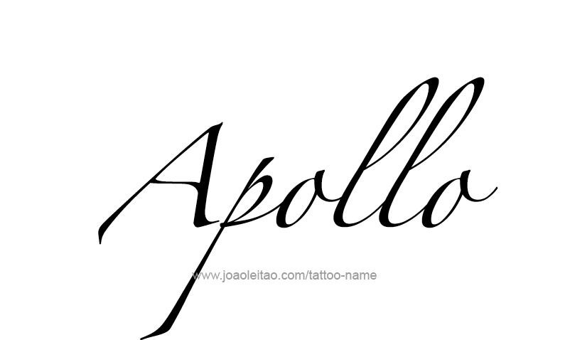 Tattoo Design Mythology Name Apollo   