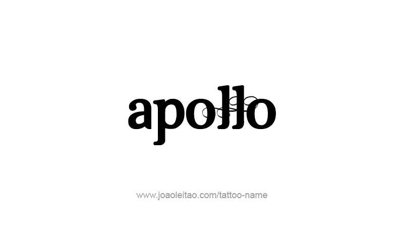 Tattoo Design Mythology Name Apollo   