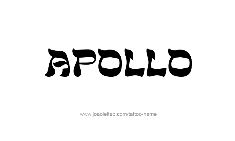 Tattoo Design Mythology Name Apollo   