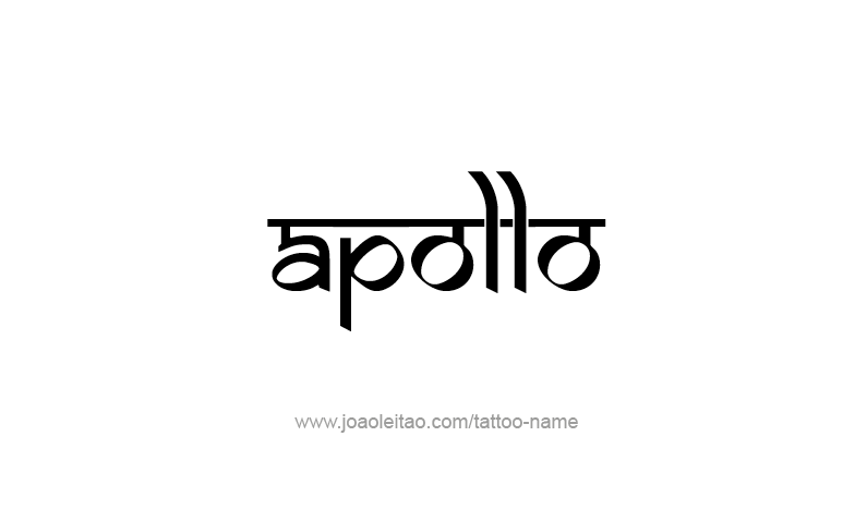 Tattoo Design Mythology Name Apollo   