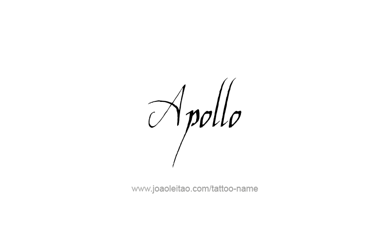 Tattoo Design Mythology Name Apollo   