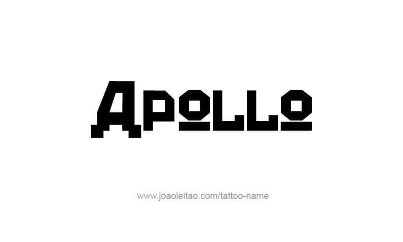 Tattoo Design Mythology Name Apollo   