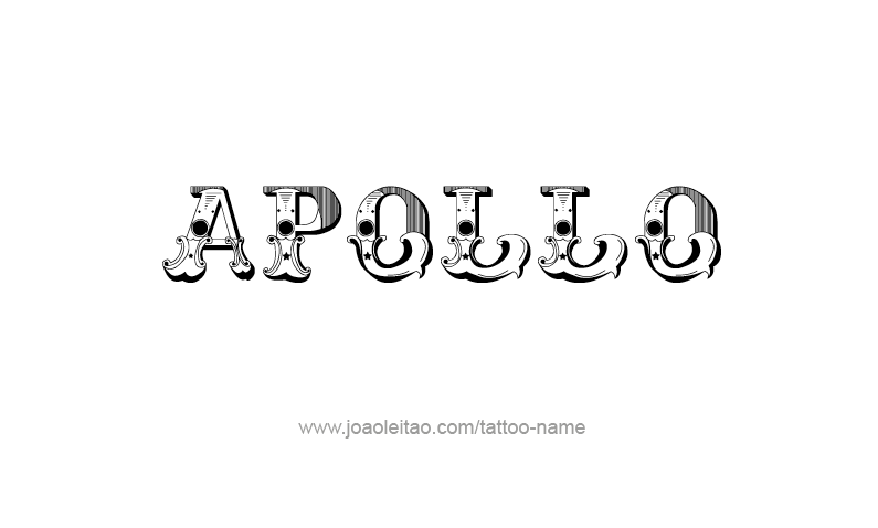 Tattoo Design Mythology Name Apollo   