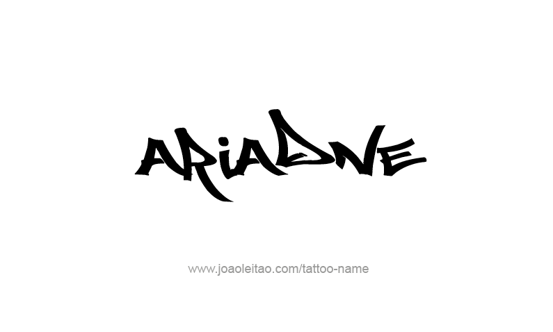 Tattoo Design Mythology Name Ariadne   