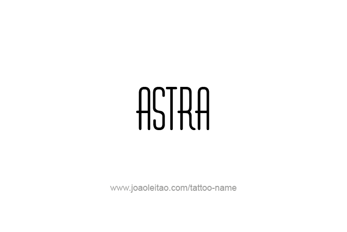 Tattoo Design Mythology Name Astra   