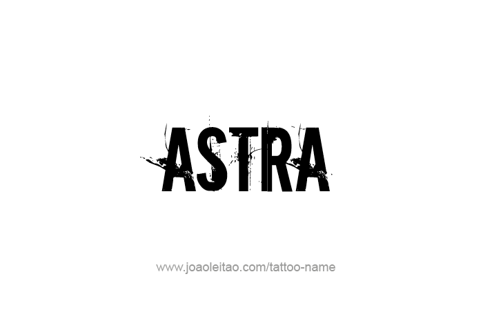 Tattoo Design Mythology Name Astra   