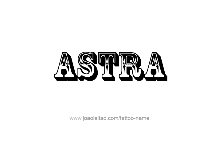 Tattoo Design Mythology Name Astra   