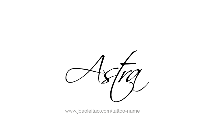 Tattoo Design Mythology Name Astra   