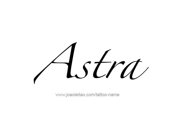 Tattoo Design Mythology Name Astra   