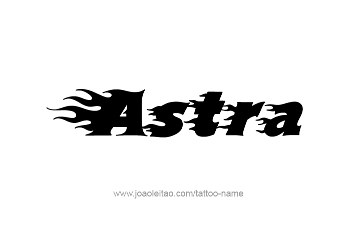 Tattoo Design Mythology Name Astra   