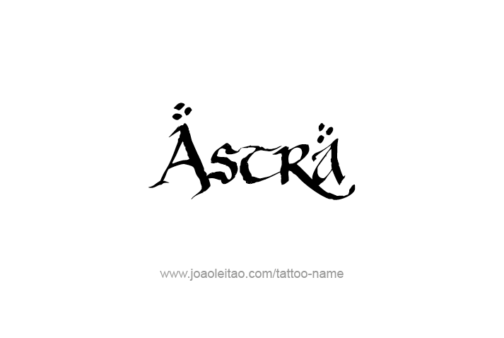 Tattoo Design Mythology Name Astra   