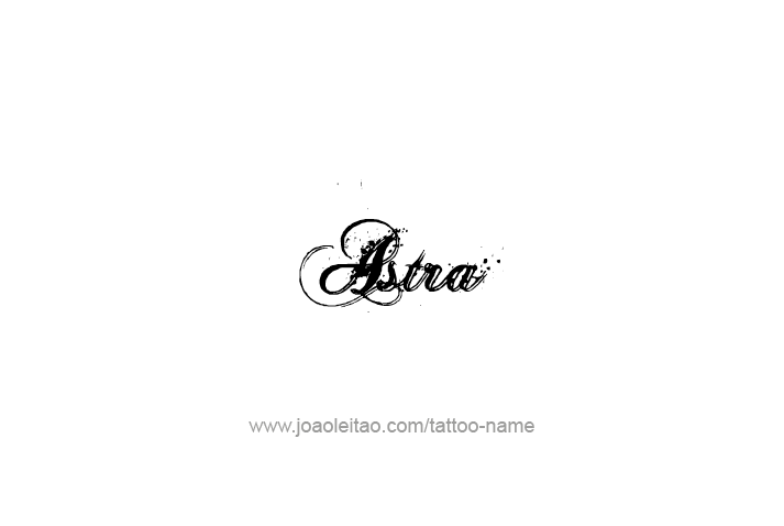 Tattoo Design Mythology Name Astra   