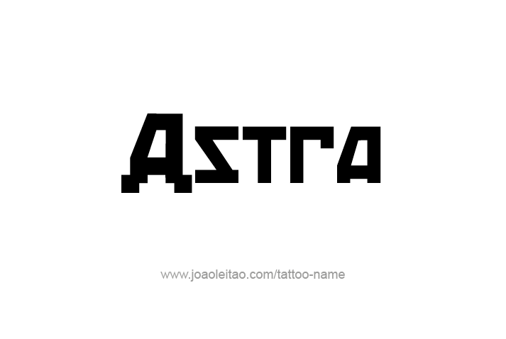 Tattoo Design Mythology Name Astra   