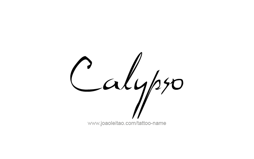 Tattoo Design Mythology Name Calypso   