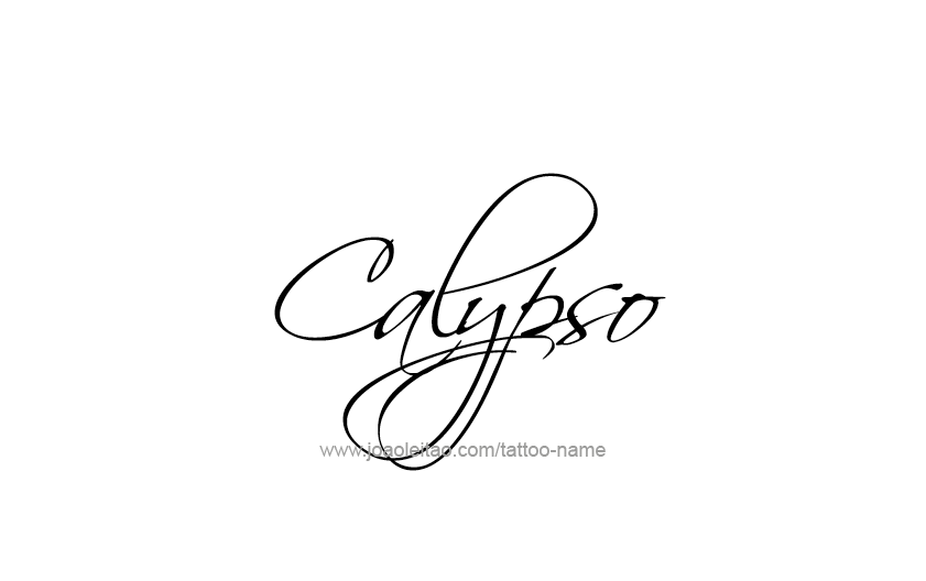 Tattoo Design Mythology Name Calypso   