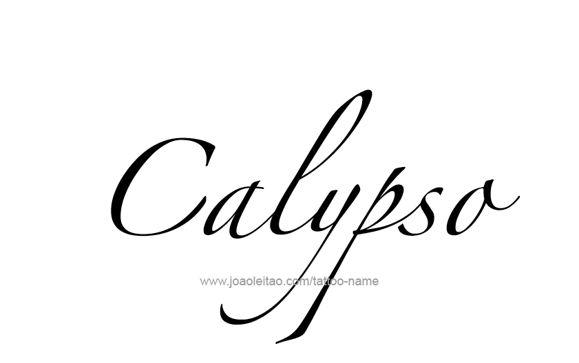 Tattoo Design Mythology Name Calypso   