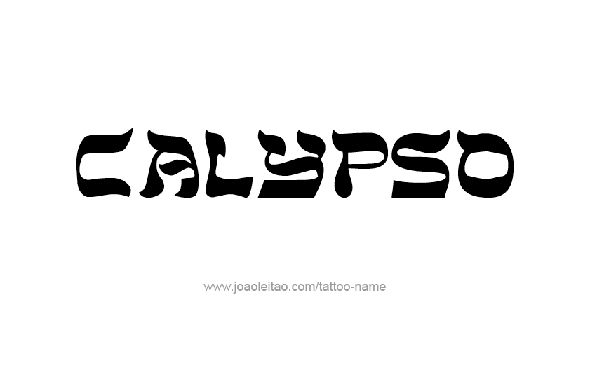 Tattoo Design Mythology Name Calypso   