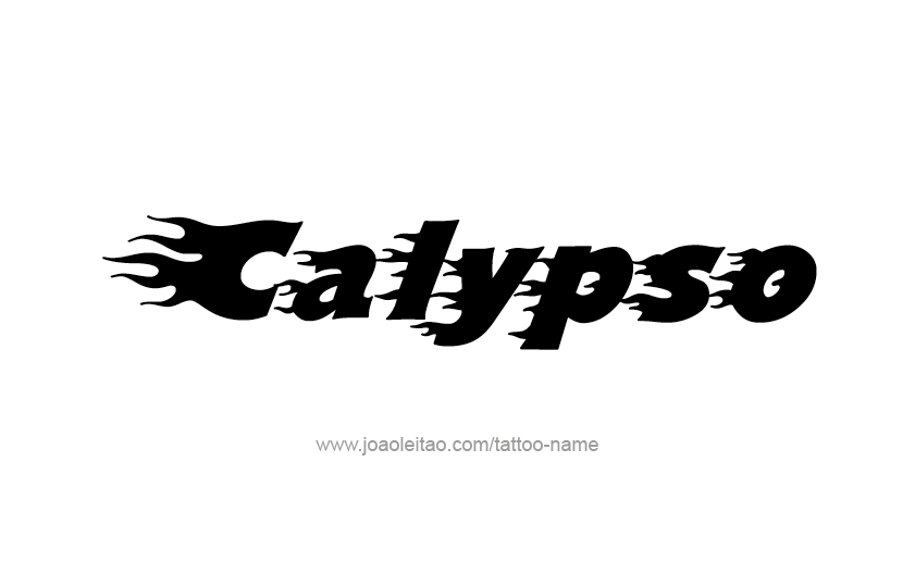 Tattoo Design Mythology Name Calypso   