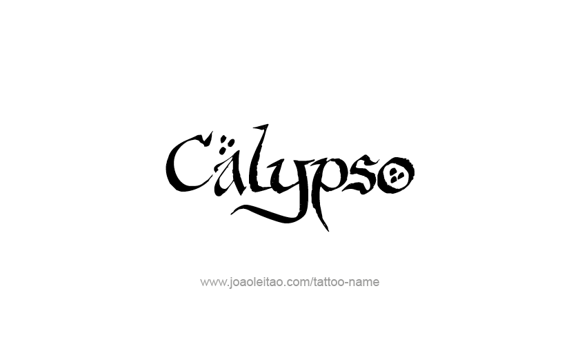 Tattoo Design Mythology Name Calypso   