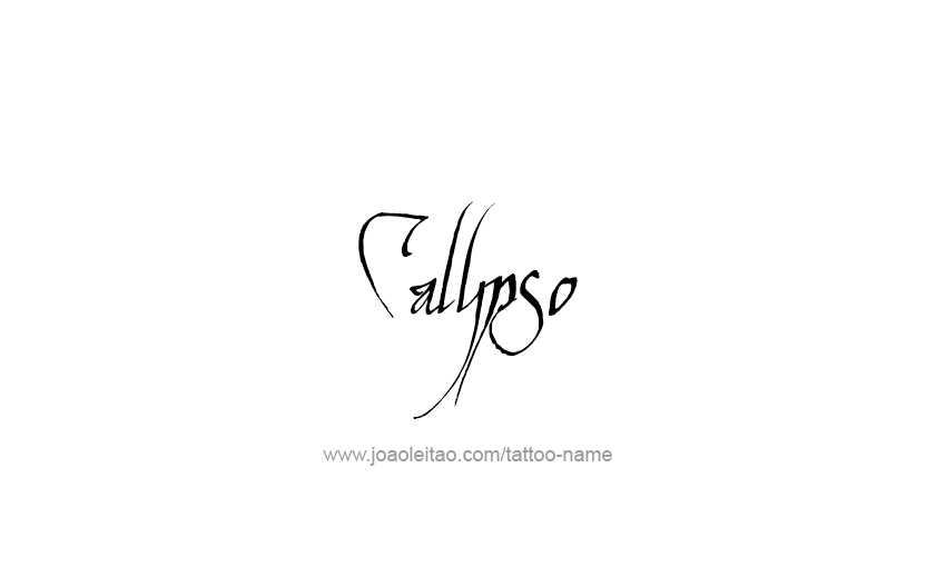 Tattoo Design Mythology Name Calypso   