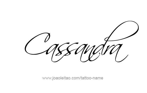 Tattoo Design Mythology Name Cassandra   