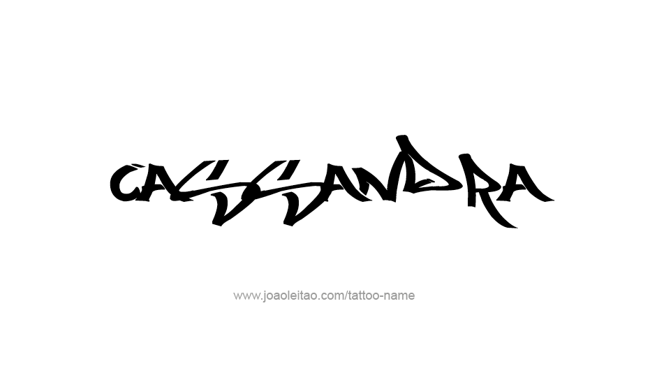 Tattoo Design Mythology Name Cassandra   