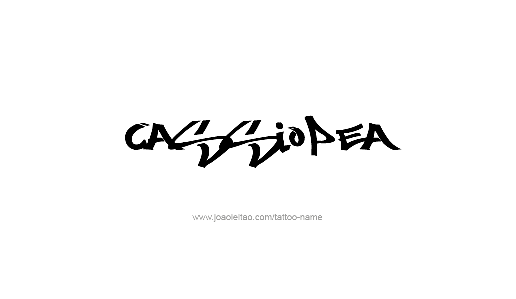 Tattoo Design Mythology Name Cassiopea   