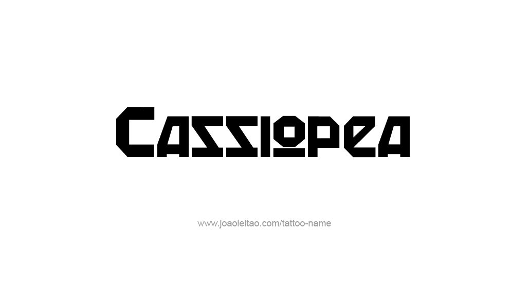 Tattoo Design Mythology Name Cassiopea   