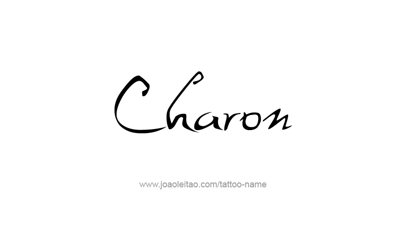 Tattoo Design Mythology Name Charon   