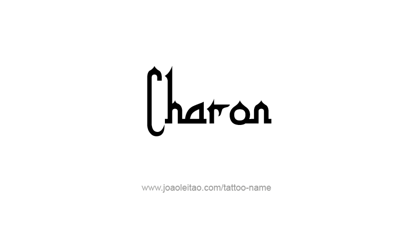 Tattoo Design Mythology Name Charon   