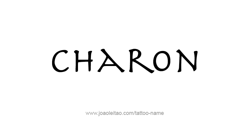 Tattoo Design Mythology Name Charon   