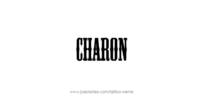 Tattoo Design Mythology Name Charon   