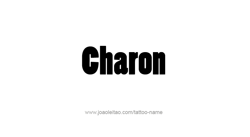 Tattoo Design Mythology Name Charon   